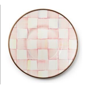MacKenzie-Childs Rosy Check Saucer